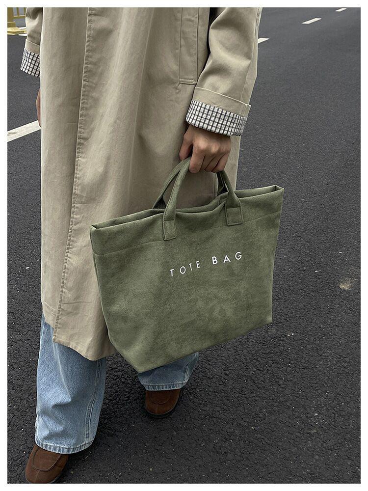 2025 New European & American Style Women's Large Capacity Letter Tote Bag