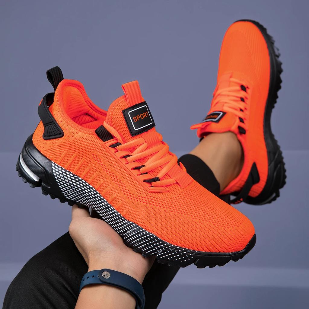 Fashion Men's Sneakers Male Tennis Shoes Breathable Mesh Men Casual Shoe Outdoor Non-Slip Sports Walking Lightweight Zapatos Para Hombre