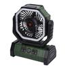 Portable Rechargeable Camping Fan 10000mAh Battery Operated Left Right Oscillation Cordless Tent Fan with Remote Light