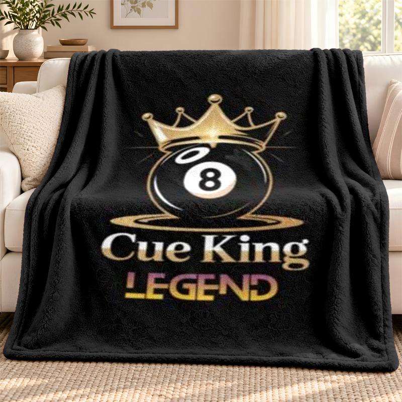 8ball blanket Flannel Blanket Soft Cozy Plush Throw for Sofa Bed Lightweight Home Decoration Outdoor camping