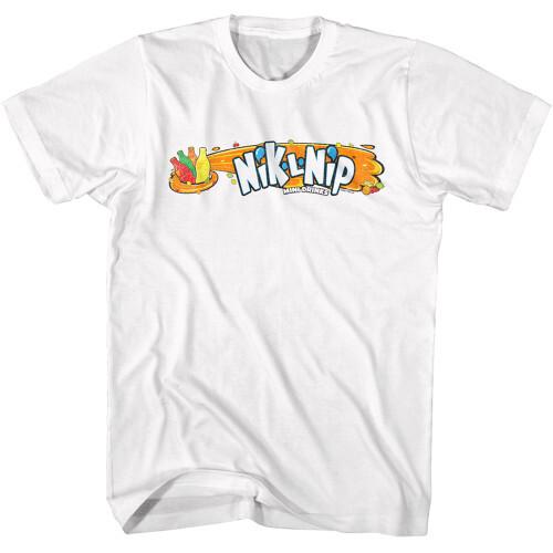Tootsie Roll Niklnip Logo T-Shirt - White Unisex T-Shirt L