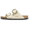 Arizona Big Buckle Fashion Double Buckle Breathable Slide Sandals Women Sandals Off-White 1026128