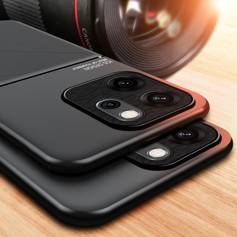 Oppo Reno 14F 5G Case Luxury Soft Leather Phone Cases for Reno14 F Reno14F 5G CPH2743 6.57“ ”Car Magnetic Holder Back Cover