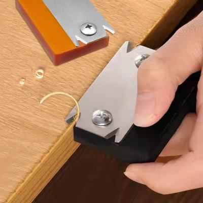 Veneer Edge Bander for Burrs, Mini Hand Planer Cutter for Wood, Edge Banding Trimmer Tool for Woodworking & Deburring