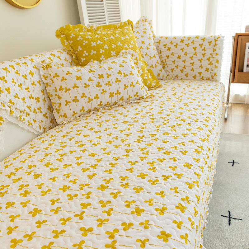 

Простая пасторальная подушка для дивана на все времена года, нескользящая подушка, чистый хлопок, современный чехол для дивана, тканевое полотенце 70*70