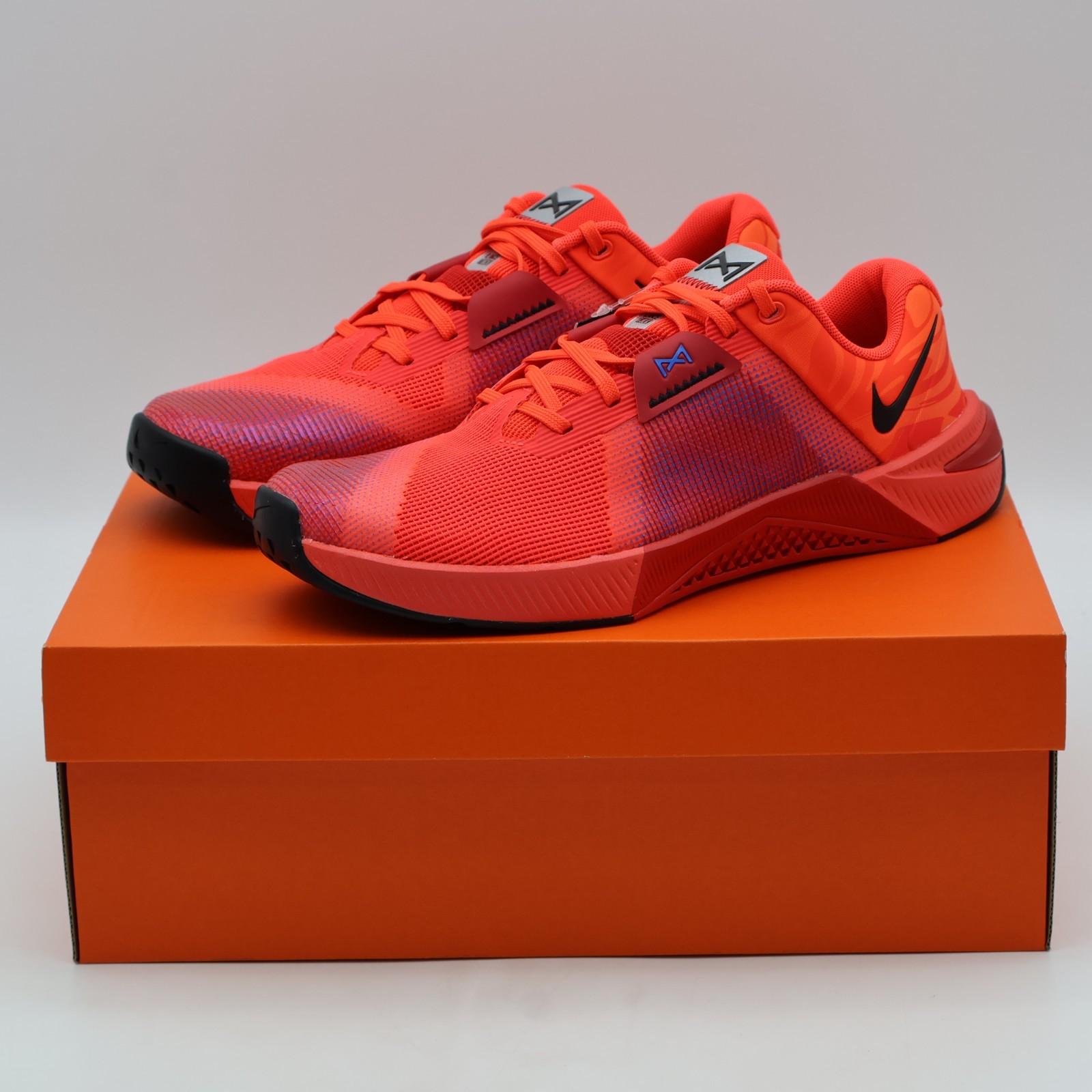 HQ2615-600 Nike Metcon 10 AMP Bright Crimson University Red Total Orange 6.5