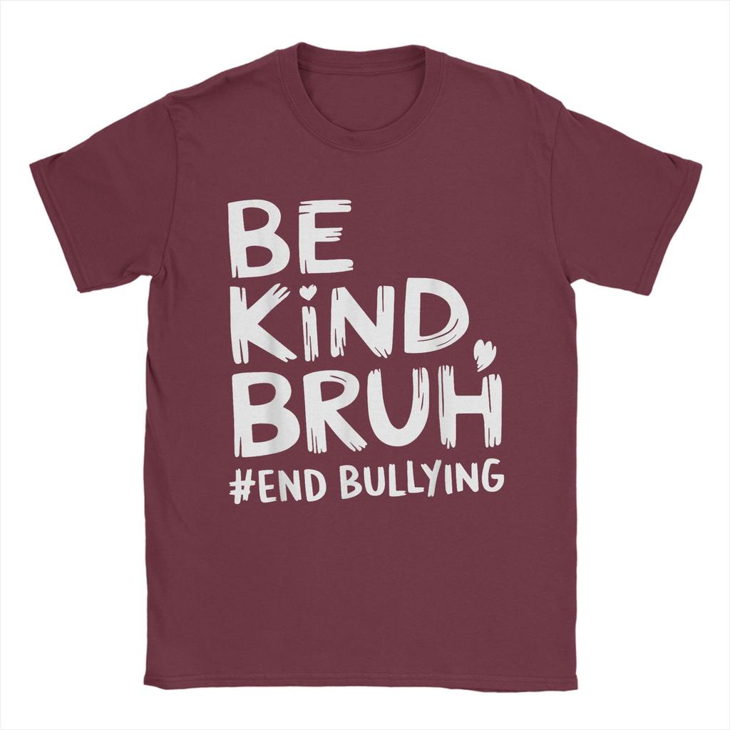 Oversized T-Shirt Beach Be Kind Bruh Unity Day Orange Kids Anti Bullying Week 2025  Tshirt for Men's Cheap Short Sleeve Tees