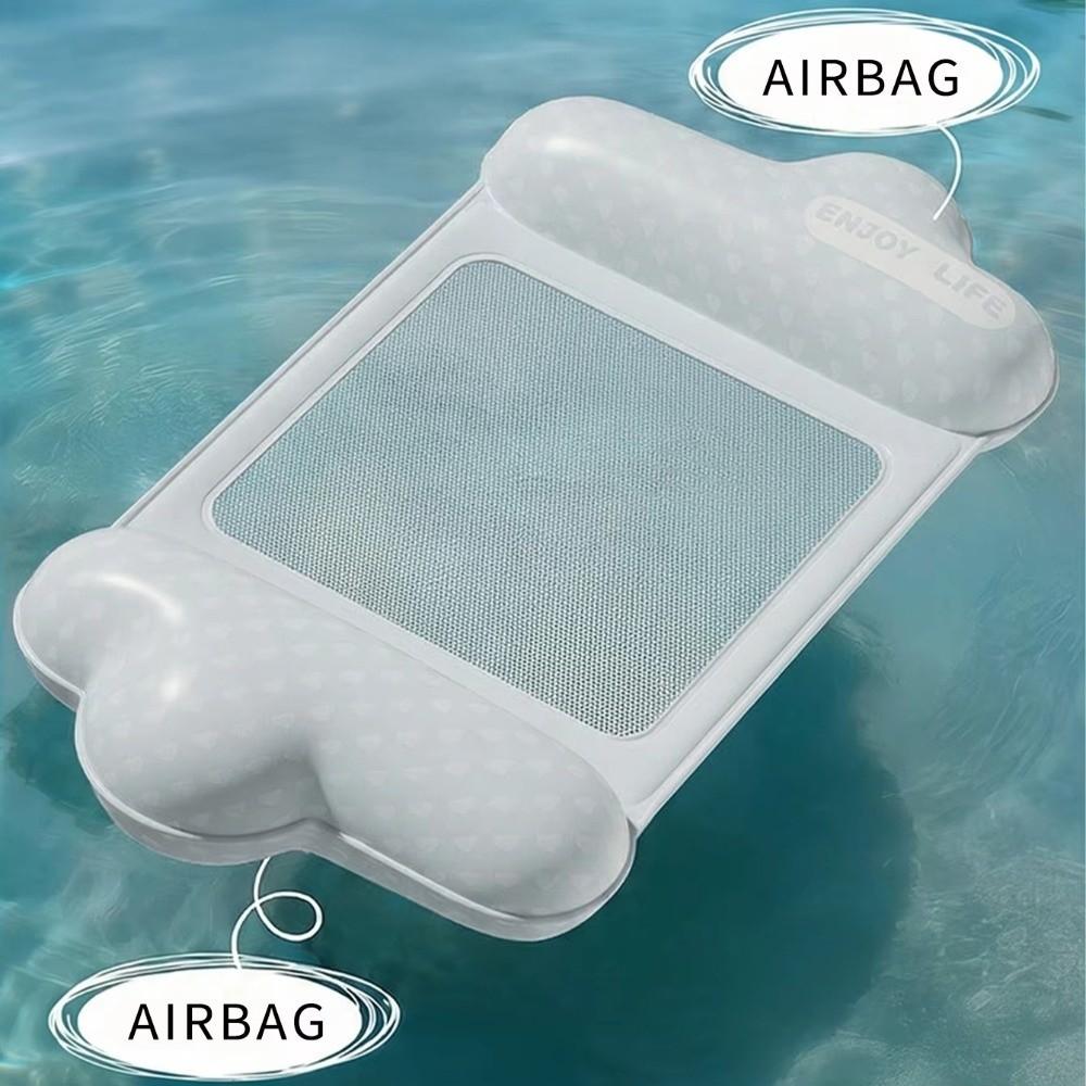 Plovoucí raft Bazénový plovák Síťované sedátko Lehátko do bazénu Plovák Letní vodní houpací síť Raft