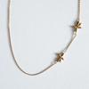 Silver 925 Two Flower Choker
