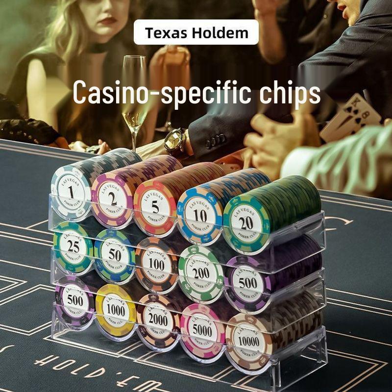 Set di Fiches per la Sala Mahjong e Giochi di Carte del Texas