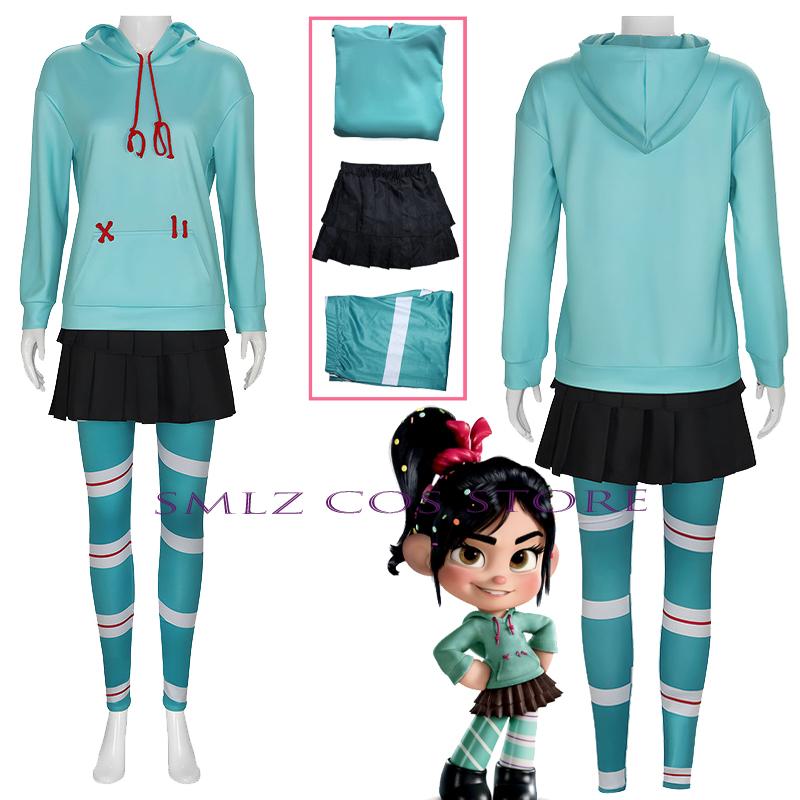 Vanellope Von Schweetz Cosplay Anime Costume