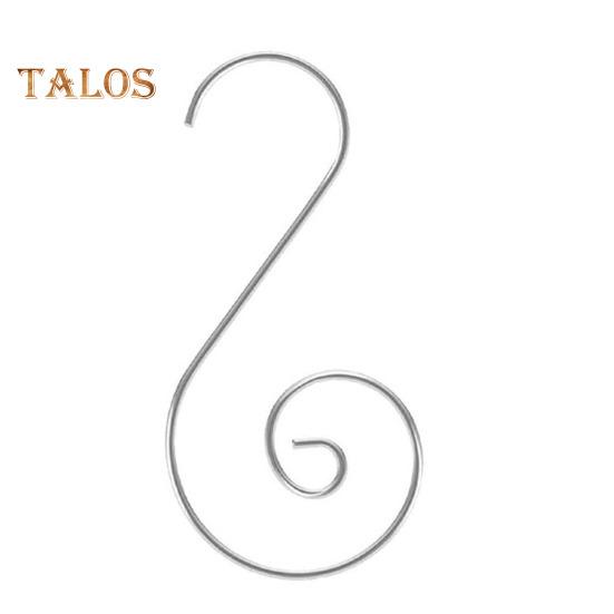 

100 шт. крючков для рождественских украшений S-образной формы, нержавеющие, прочные, несущие нагрузку крючки для рождественской елки, аксессуары для вечеринок