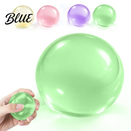 Hand Therapy Squeeze Balls Shapeable Pearlescent Ball Fidget Toy Anxiety Relief Clear Tactile Sensory Toy Fake Fruit Inside Stress for Kids Adults