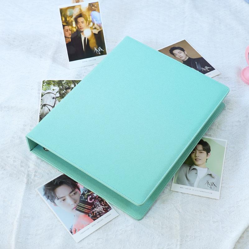 A4 Star-Chasing Gradient Photo Album: Nine-Square Card Book for Polaroids, Postcards & Idol Photos A5