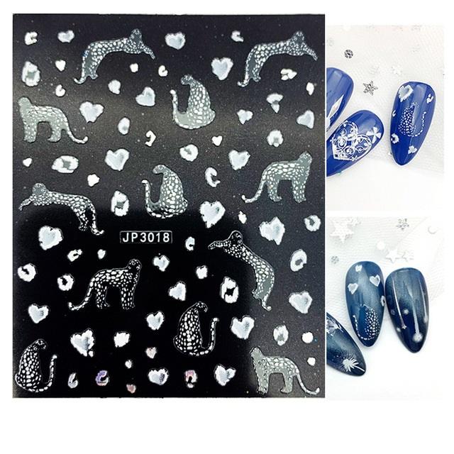

5D Nail Art Decals Decoration Self Adhesive Nail Art Stickers Manicure Design Білий сніг Наклейка для дизайну нігтів Merry Christmas