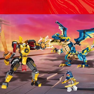 HOT TOY 2024 New Season 17 Ninja Series Elemental Dragon Building Blocks Empress Mech Fit 71796 Bricks Toys Christmas Gifts