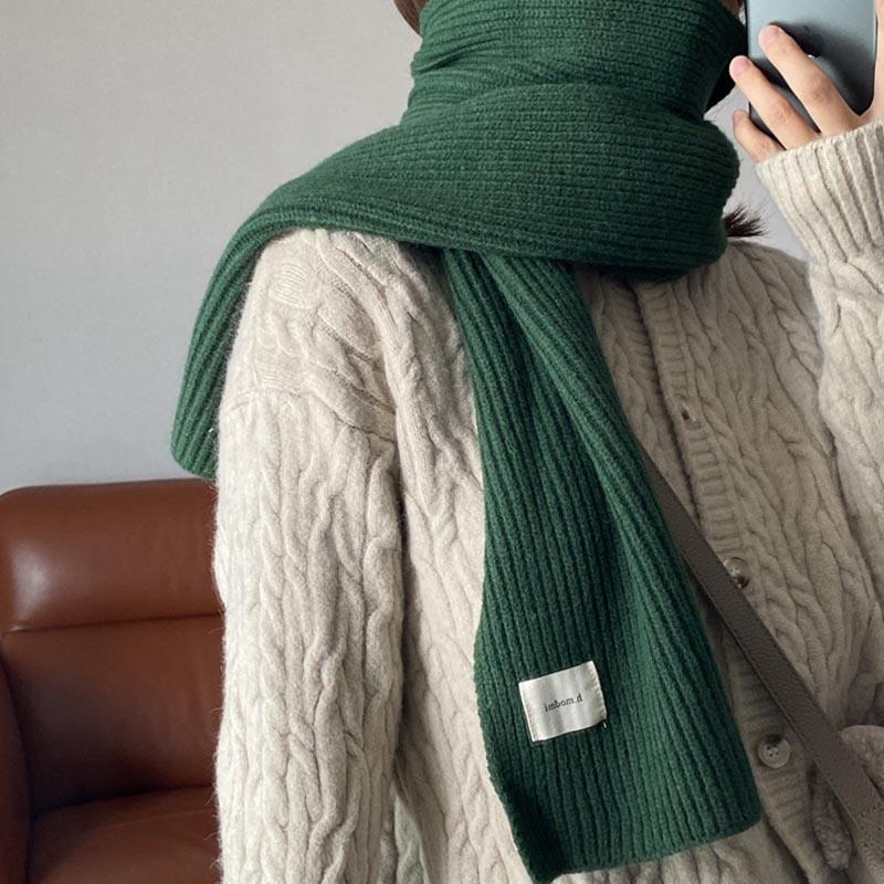 Vinter Dameimitasjon Cashmere Smudged Warm Bag Tykket mykt dusk sjal