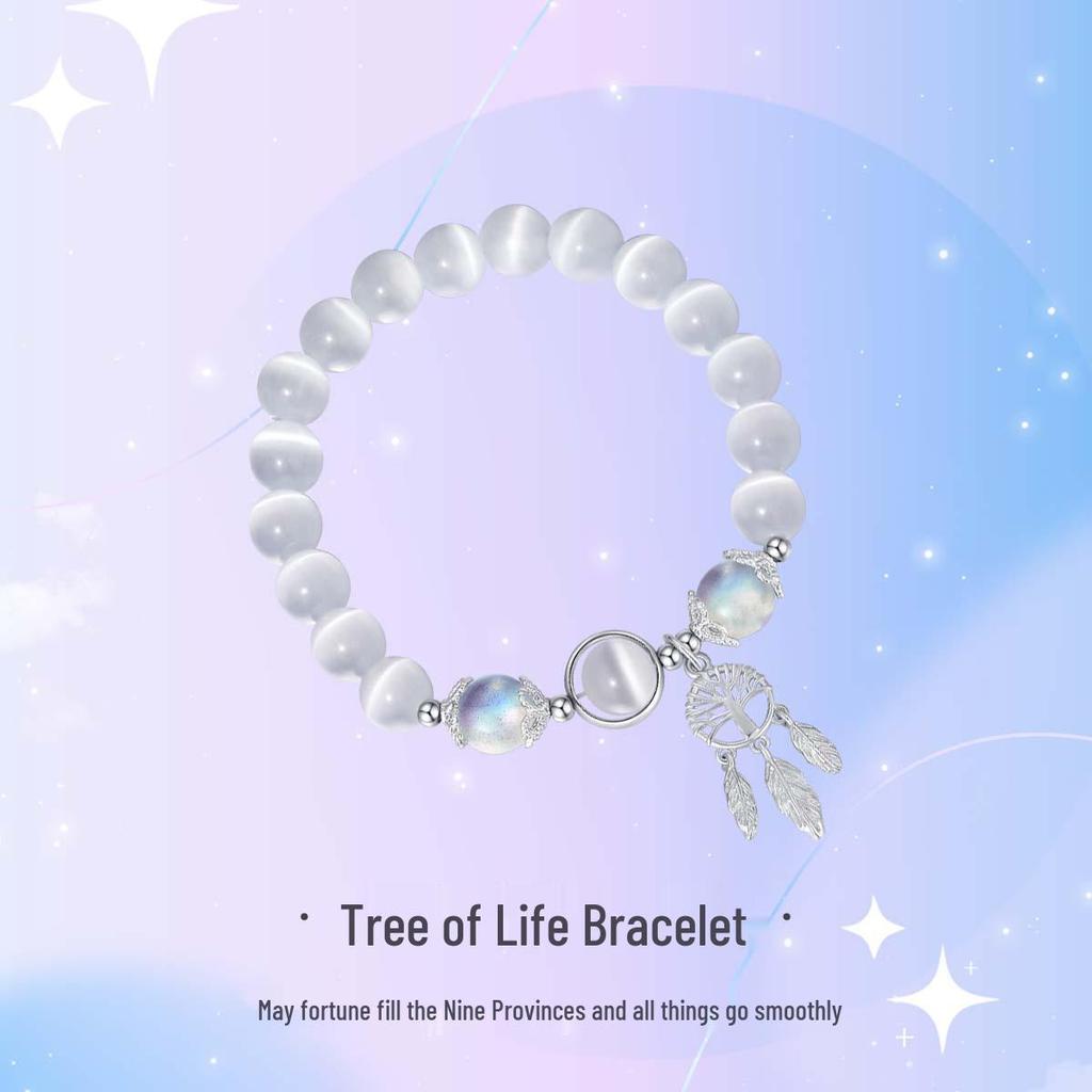 Star City Tree of Life S925 Silver Women's High-End Non-Fading Chinese Style Bracelet