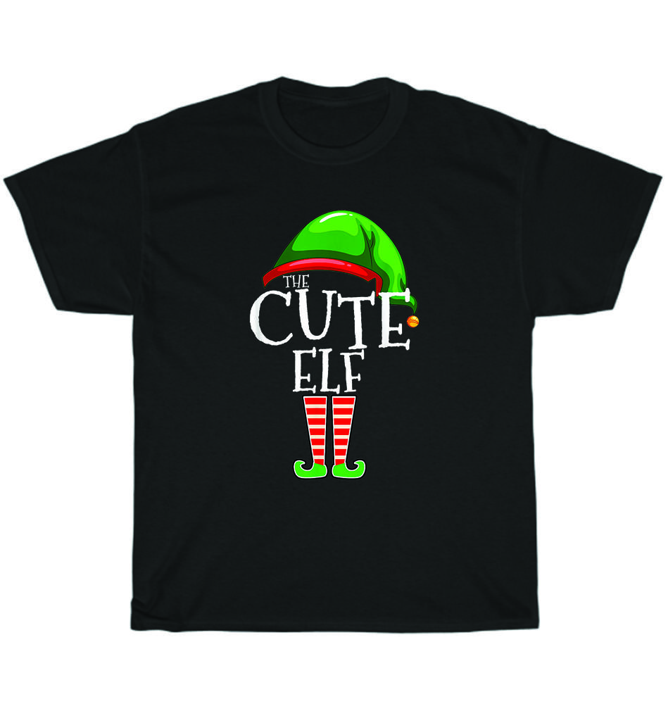 

The Cute Elf Group Matching Family Christmas Gift Funny Holiday T-Shirt Unisex 2XL