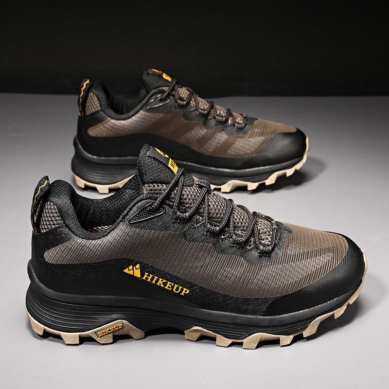Men's Breathable Hiking Shoes - Comfortable Outdoor Mountaineering Footwear