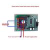 DC 12V Dual Remote Control Switch + 3-Button Forward/Reverse Motor Controller for Barrier Gate