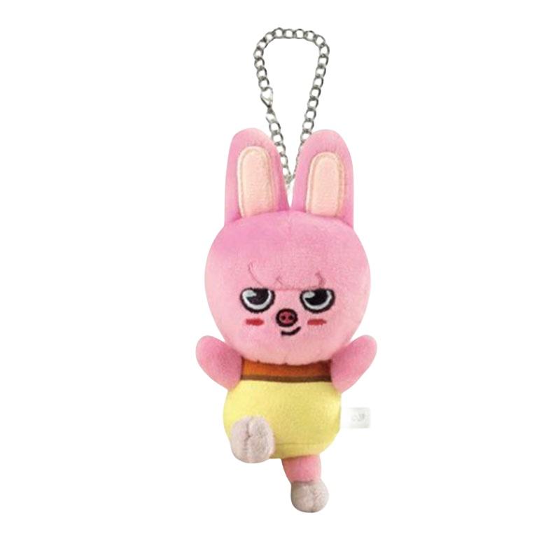 Jyp Felix Pluszowy Breloczek Zawieszka do Torebki Urocza Kreskówkowa Roślina Zabawka Miękki i Puszysty Design Białego Kota