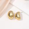 Fashion Geometric Stud Earrings Light Luxury Earrings Niche Design Gold Stud Earrings Premium Earrings