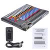 120SUSB 12 Channels Mic Line Audio Mixer Mixing Console Wireless BT Connection USB XLR Input