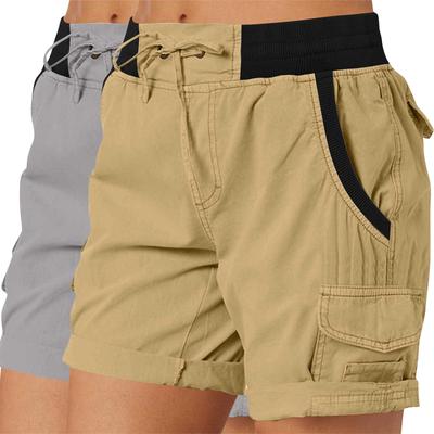 Womens Capris With Pockets Loose Fit Casual  Pants Dressy Lightweight Ladies Baggy Cargo Pants For Hiking