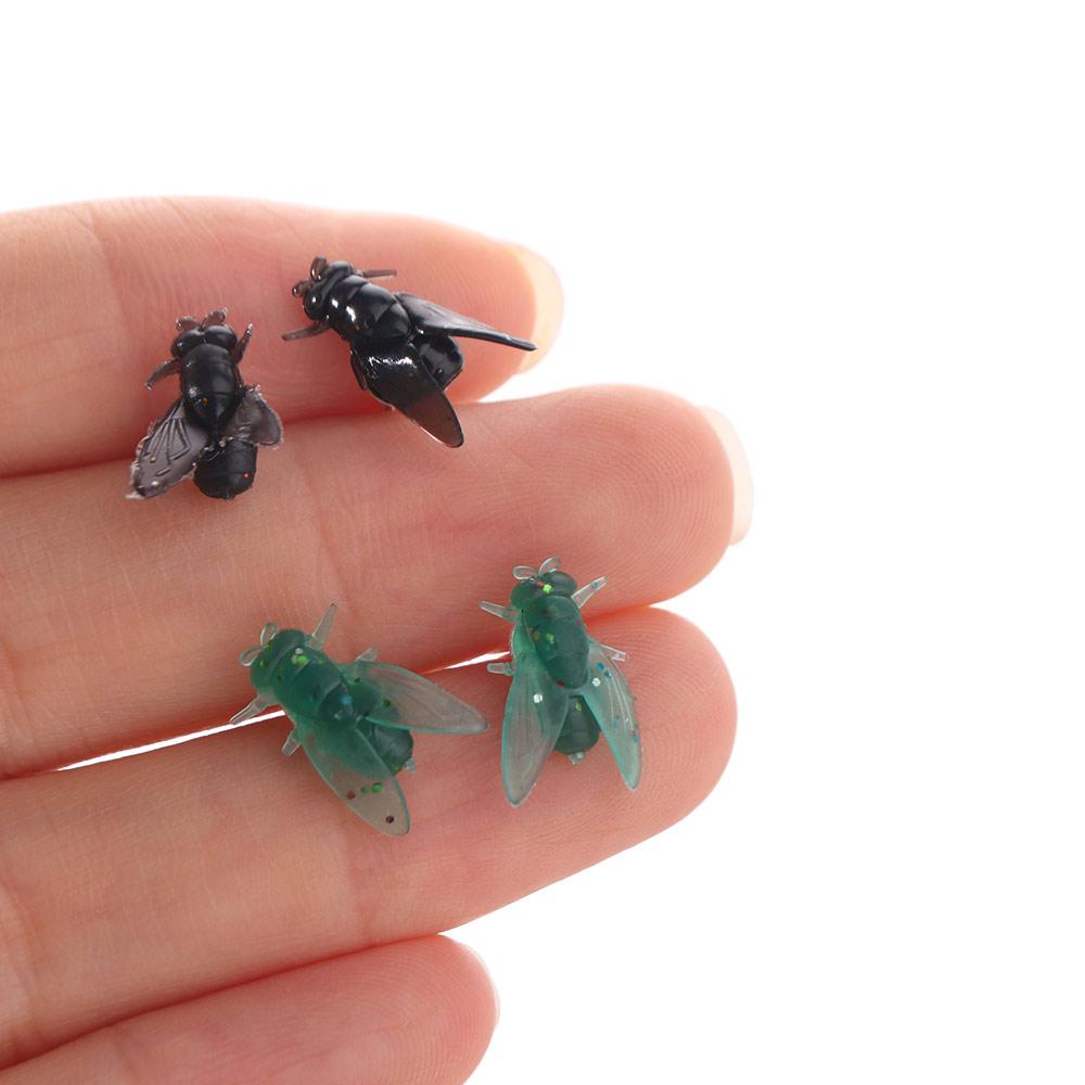 Creative Flies Studs Earrings Simulation Mosquito Ear Stud Cute Insects Small Earrings Daily Wear