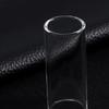 Alasum Guitar Slide Set of 2 Clear Silver Slide Bar Short Medium for Electric Guitar Stainless Steel Glass Bottleneck Playing Accessories