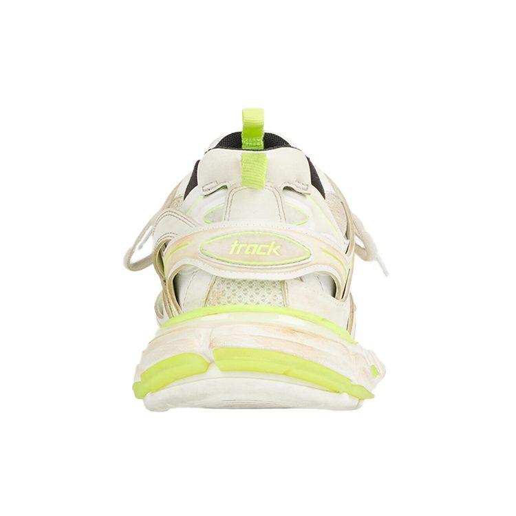 Balenciaga Track Worn Out In White Fluo Yellow 542023W1GC39070