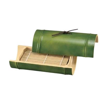 Soba Bowl Zaru Soba Serving 21 X 11 X Kojiro Young Lid Made In Japan J-kitchens Dish, Shatter-Resistant, Resin, 10.5 Cm, Bamboo, Bamboo, 7-inch,