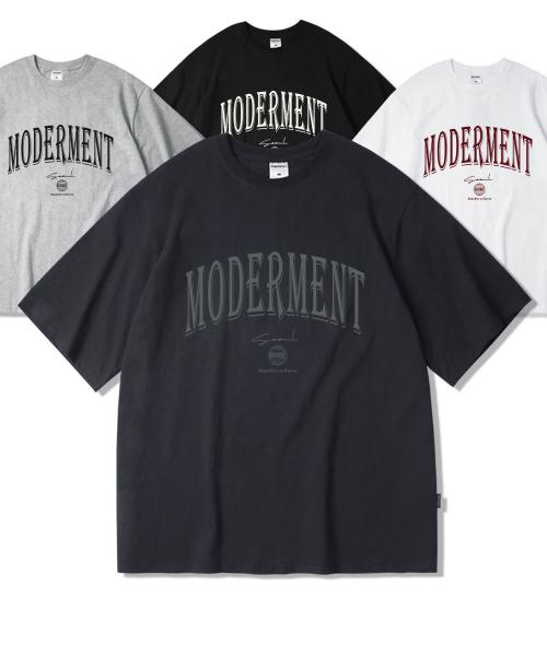 Modernoment [2Pack] Arch Logo Oversized Short Sleeve T-Shirt_4 Colors