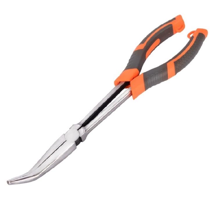 Ergonomic 11inch Long Needle Nose Pliers with NonSlip Handle for Home and Workshop Use