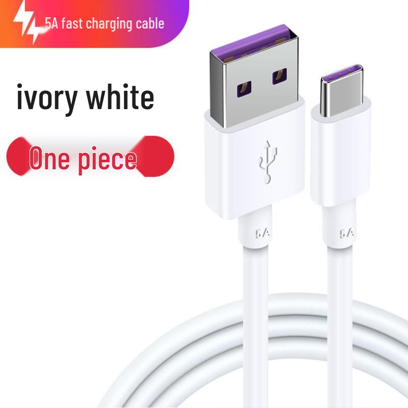 Type-C Fast Charging 6A Cable Compatible for Huawei, Xiaomi, Vivo, Android
