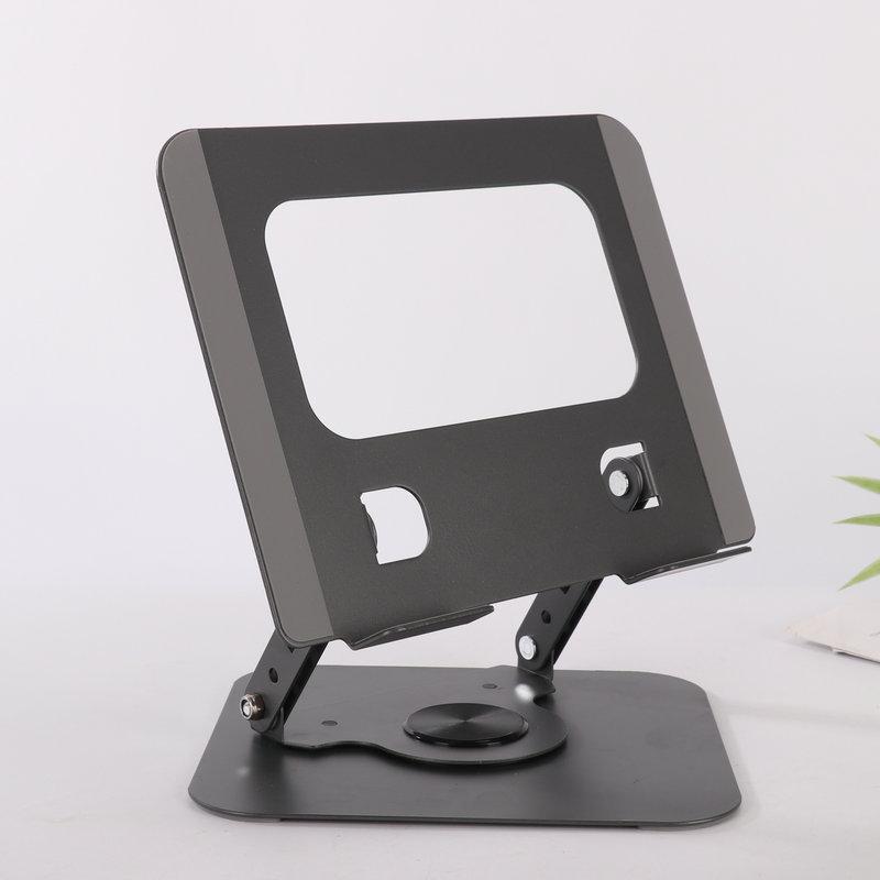 360° Rotating Aluminum Laptop & Tablet Cooling Stand серый
