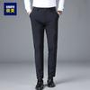 Men's Wrinkle-Free Business Casual Straight-Leg Pants