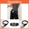 Vintage Chic Black Butterfly Waist Belt For Summer Fashionable Ladies With Silver Accents