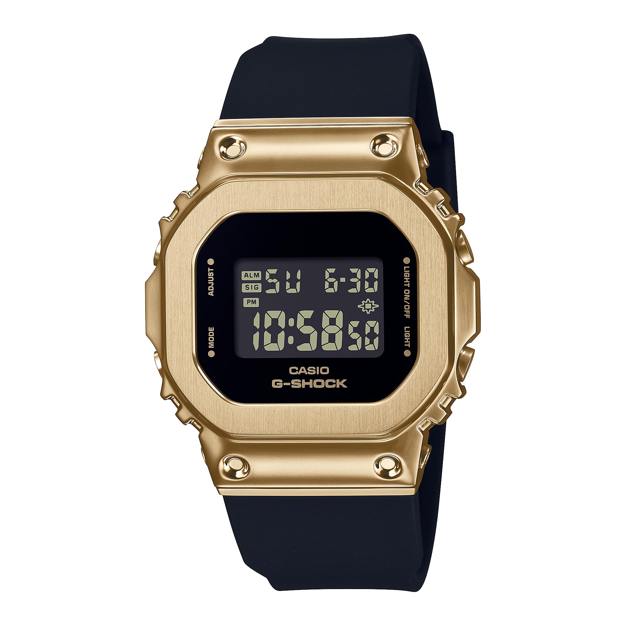 

Casio Men s Stainless Steel 200M Water Resistant Shock Resistant Alarm Quartz Watch GM-S5600GB-1 белый