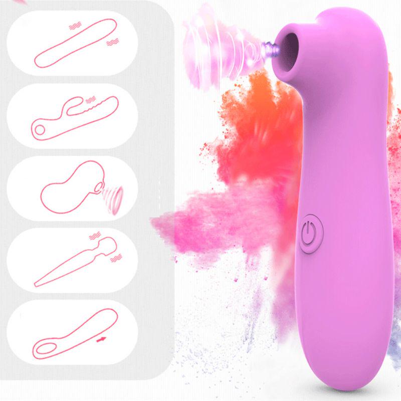 Clitoral Sucking Blowing Vibrator 10 Intensities Modes Sex Toy for Women Clitoris Nipples Suction Stimulator for Couples Gay