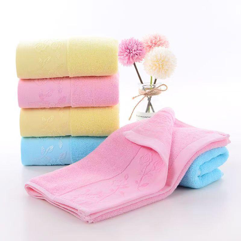 Jacquard Cotton Face Towel - Soft & Absorbent for Daily Use
