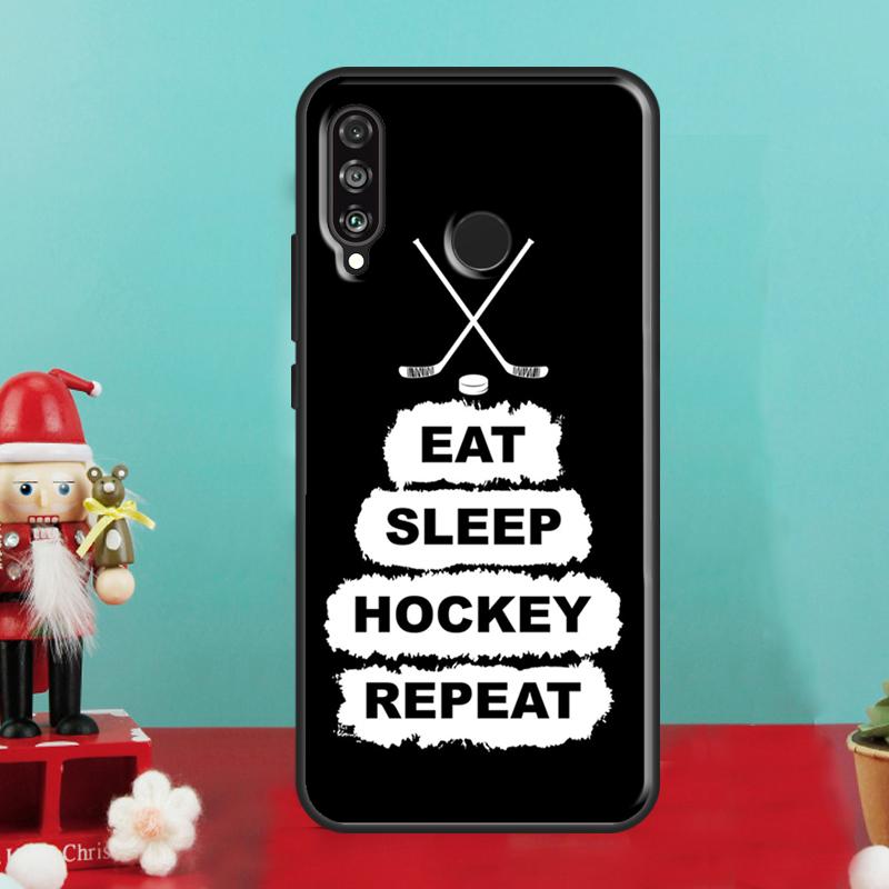 Ice Hockey Player For Huawei Nova 10 9 SE 12i 12s 11i 8i Y90 Y60 Y70 Y72 Y73 Y61 Y91 P30 P40 Lite P60 Pro Case