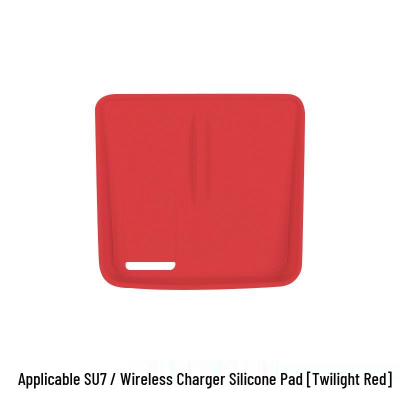 New: Silicone Non-slip Mat for Su7/YU7 Wireless Charging Console Panel, Interior Accessory