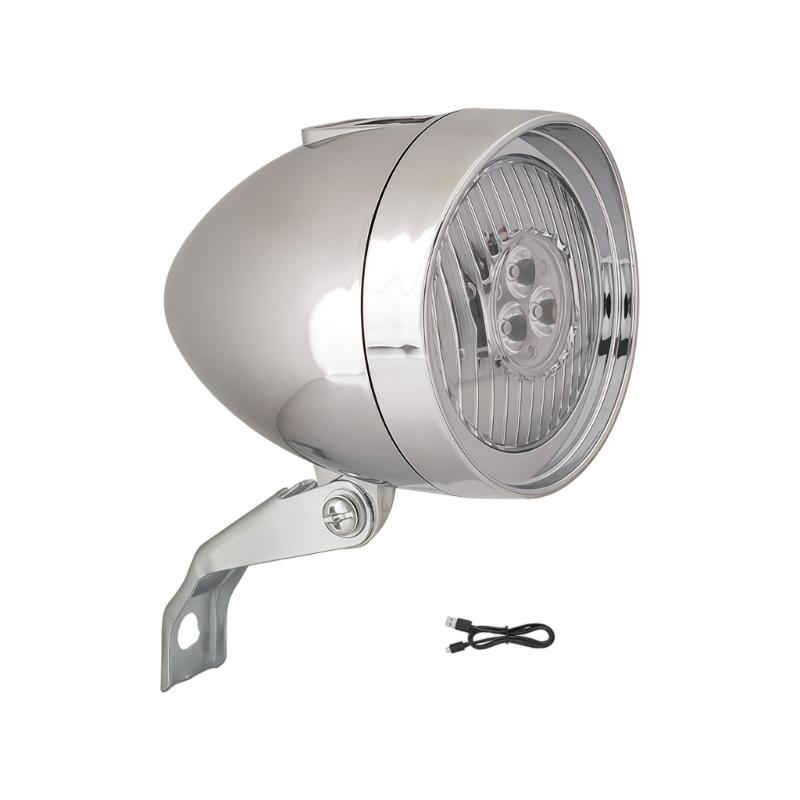 

User Friendly ABS USB Charging Bike Light Quick Rechargeable Waterproof Design Plastic Texture for Any Weather Cycling