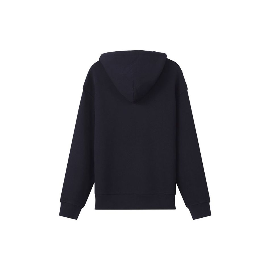 Emporio Armani FW22 Logo Patch Hooded Sweatshirt Men Sweatshirt Deep-Navy-Blue 6L1M84-1JHSZ-0920