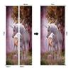 Meiji Creative Environmental Protection Stallion 3D Door Sticker Renovation Self-Adhesive Bedroom Wall Sticker Direct Sales Door Frame