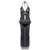 Женское сексуальное нижнее белье Babydoll Sleepwear Underwear Long Dress Nightwear + Briefs