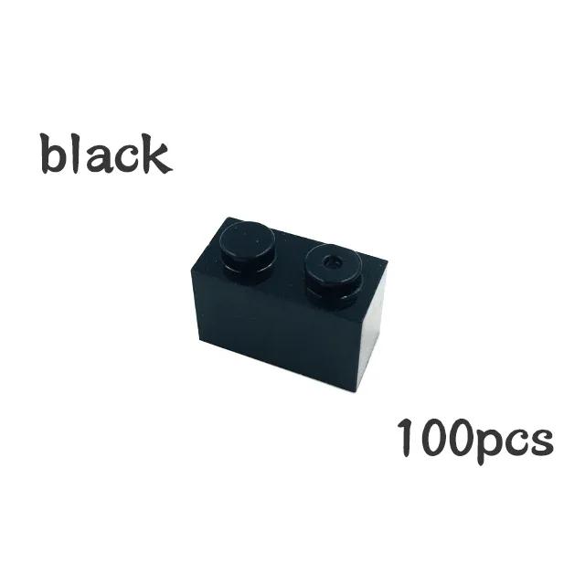 100Pcs DIY 3004 Thick Constructing Blocks Particle Figures 1x2 Dots Brick Works With Educational Creative Construction Leduo Kid Toy