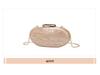 2024 Women's Oval Shell Acrylic Evening Bag with Chain Strap